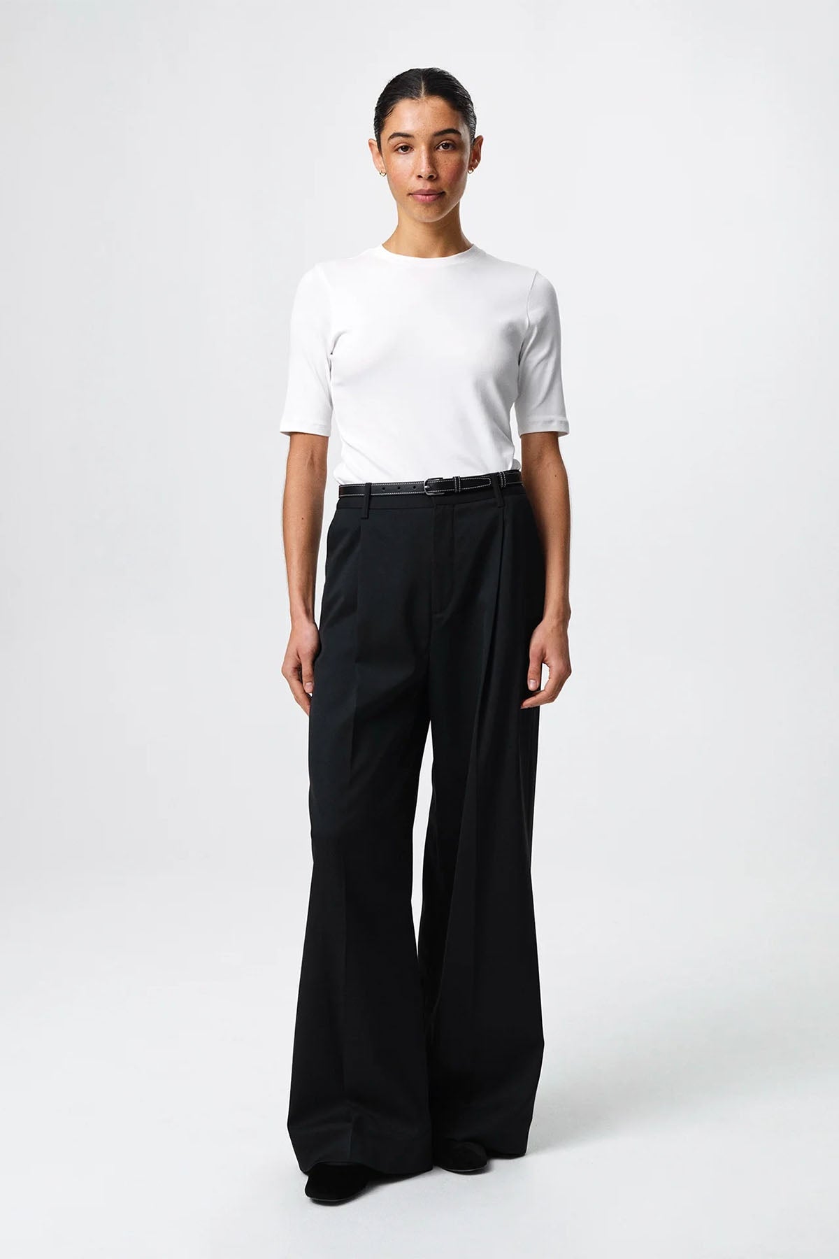 T-skjorter | Marianne Rib Tee - White